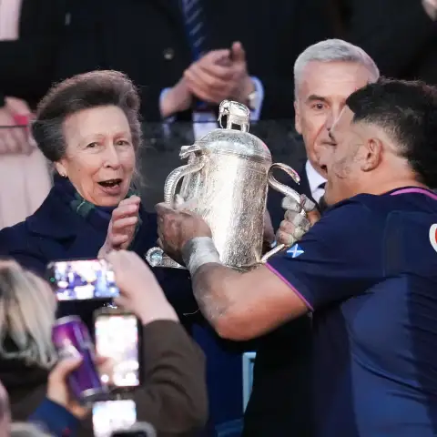 Princess Anne and Sione Tuipulotu