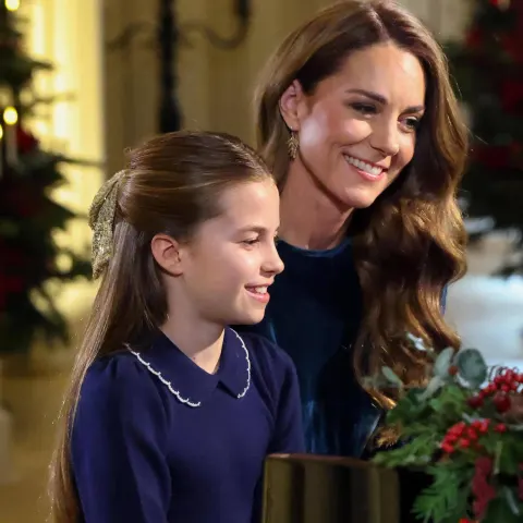 Princess Charlotte and Princess Kate