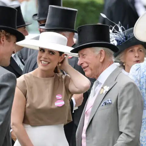 Princess Eugenie and King Charles III