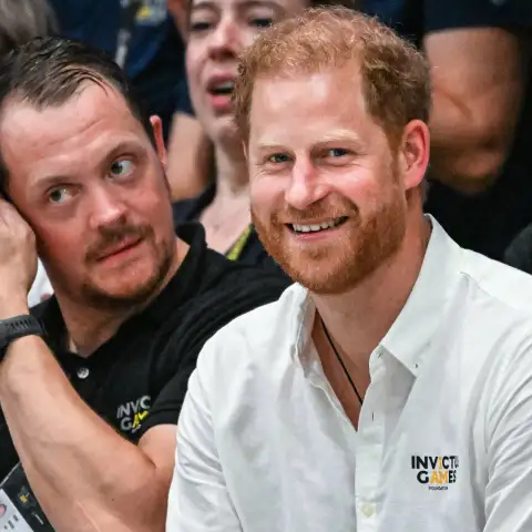 Prince Harry's son seems to be a fan of England.