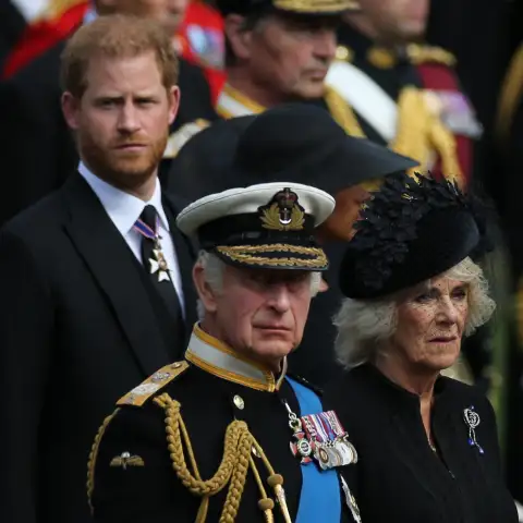 Prince Harry and King Charles