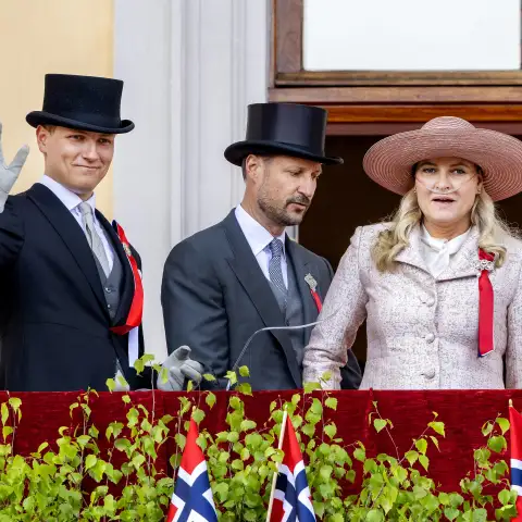 Prince Sverre Magnus, Queen Mette-Marit, and King Haakon