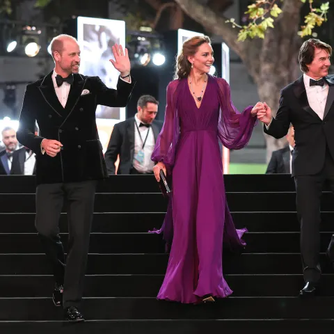 Prince William, Princess Kate, and Tom Cruise