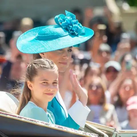Princess Charlotte and Princess Kate are a well-coordinated team.