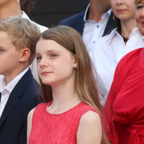 Princess Gabriella and Crown Prince Jacques in July 2026