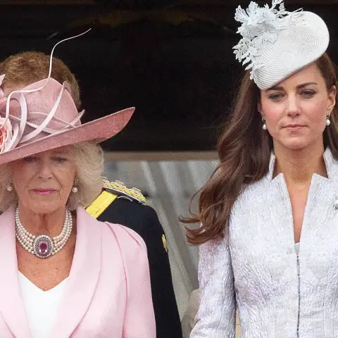 Queen Camilla and Princess Kate
