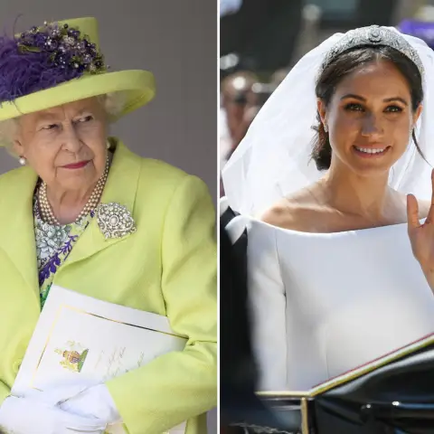 Queen Elizabeth II and Meghan Markle