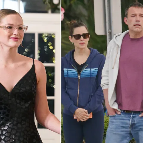 Violet Affleck, Jennifer Garner, Ben Affleck