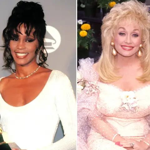Whitney Houston and Dolly Parton