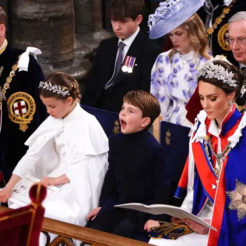Prince William, Princess Charlotte, Prince Louis and Duchess Kate