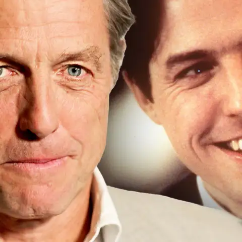 Hugh Grant's transformation over the years