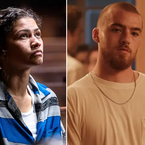 Zendaya and Angus Cloud in 'Euphoria'