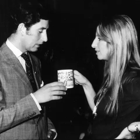 Barbra Streisand and Prince Charles