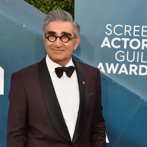 Eugene Levy arrives for the 26th annual SAG Awards held at the Shrine Auditorium in Los Angeles on Sunday, January 19,