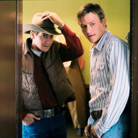 Jake Gyllenhaal and Heath Ledger in 'Brokeback Mountain'