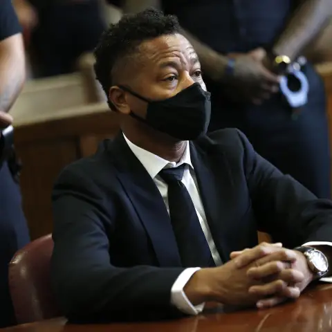 Cuba Gooding Jr. Prozess in New York NY: Actor Cuba Gooding Jr. Arrives In Criminal Court Actor Cuba Gooding Jr. and his