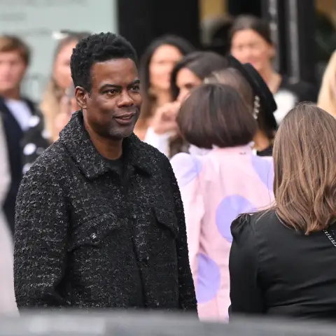 PFW Chanel Arrivals Chris Rock attending the Chanel SS 24 show during Paris Fashion Week on October 3, 2023 in Paris, Fr