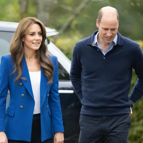 The Prince and Princess of Wales attend a mental fitness workshop run by SportsAid at Bisham Abbey National Sports Centr