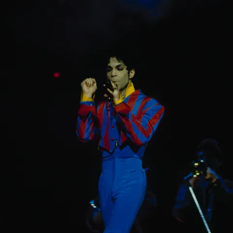 UNITED  STATES  -    American  singer  and  musician  Prince  in  concert,  circa  1995.DMI/The  L