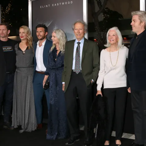 Clint Eastwood and family