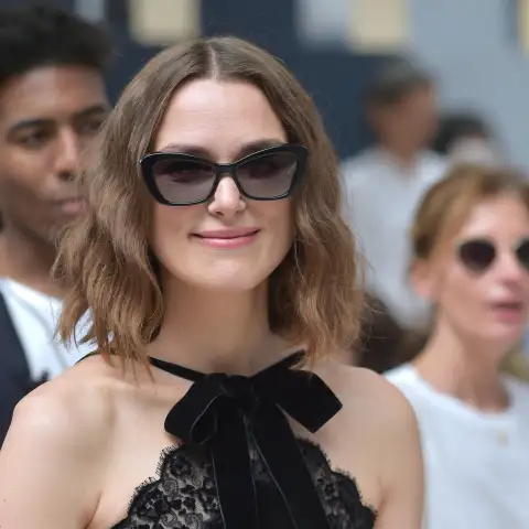 PFW - Chanel Front Row Keira Knightley attends the Chanel Haute Couture Fall Winter 2022 2023 show as part of Paris Fash