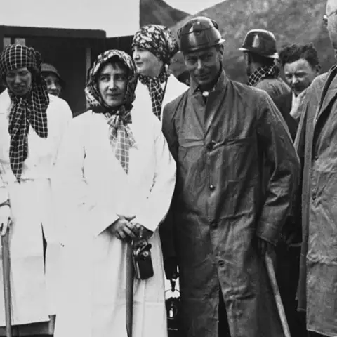 Duke And Duchess Of York In Durham, 1936