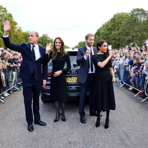 Harry, Meghan, Kate, William