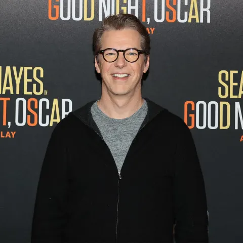 Sean Hayes at the press conference for GOOD NIGHT, OSCAR Broadway Production Press Event, New 42 Studios, New York, NB M