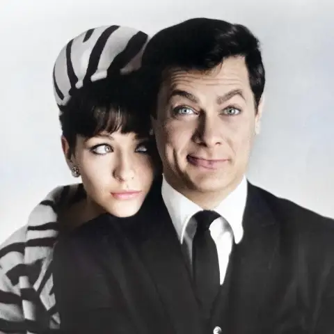 November 14, 2022, USA: Christine Kaufmann, Tony Curtis, publicity portrait for the film, Wild And Wonderful Universal P