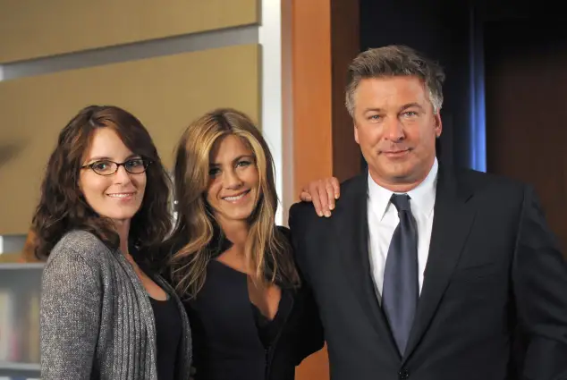 Tina Fey, Jennifer Aniston and Alec Baldwin