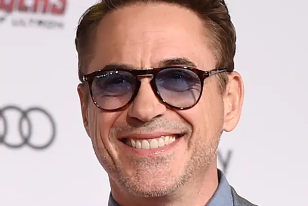 Robert Downey Jr. attends the premiere of Marvel's 