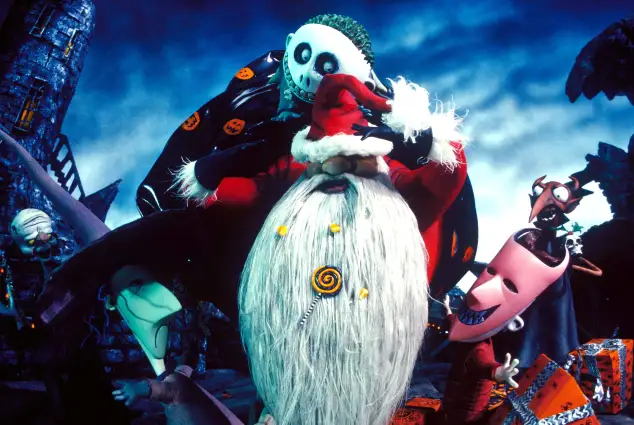 Shock , Barrel, Sandy Claus , Lock - Nightmare Before Christmas 1993 Production still