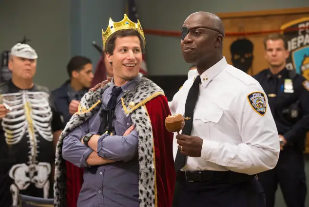 Andy Samberg and Andre Braugher in 'Brooklyn Nine-Nine'.