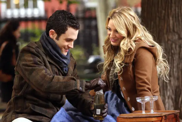 Penn Badgley and Blake Lively in 'Gossip Girl' (Season 1, ep. 113, aired Jan. 19, 2008)