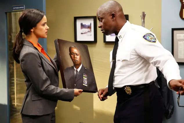Melissa Fumero and Andre Braugher 'Brooklyn Nine-Nine'.
