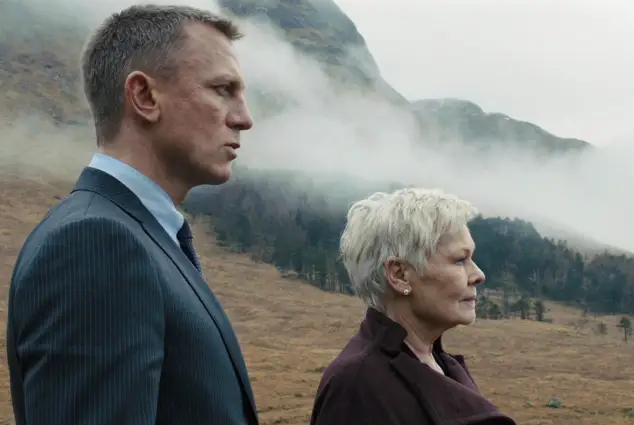 Daniel Craig and Judi Dench in 'Skyfall'.