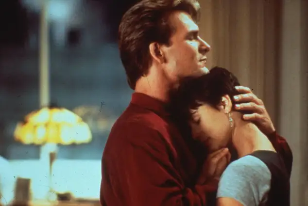 Patrick Swayze and Demi Moore in 'Ghost, the shadow of love'