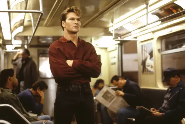 Patrcik Swayze in 'Ghost, the shadow of love'