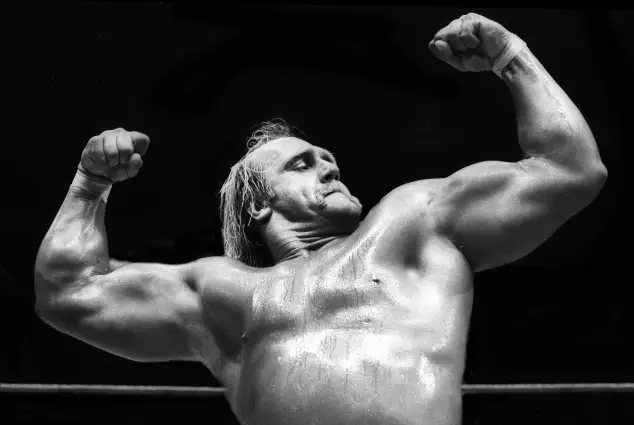 Hulk Hogan at Wrestlemania 1 in 1985.