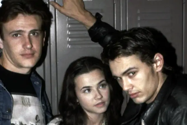 Jason Segel, James Franco and Linda Cardellini in 'Freaks and Geeks' 1999