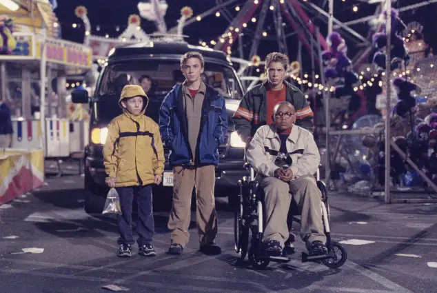 Film Stills from 'Malcolm in The Middle' Episode: Carnival Erik Per Sullivan, Justin Berfield, Frankie Muniz, Craig Lamar Traylor May 6, 2001.