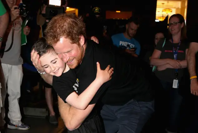 Prince Harry and Rio Woolf at Invictus Games 2016.