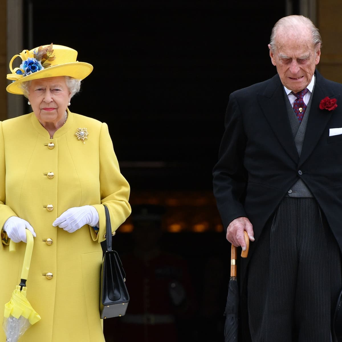 The Queen Prince Philip Returning To Buckingham Palace In 2021