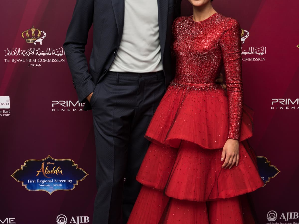 Aladdin This Is Naomi Scott S Husband Jordan It's barely lunchtime and naomi scott is already showing me pictures of her eczema, scrolling. this is naomi scott s husband jordan