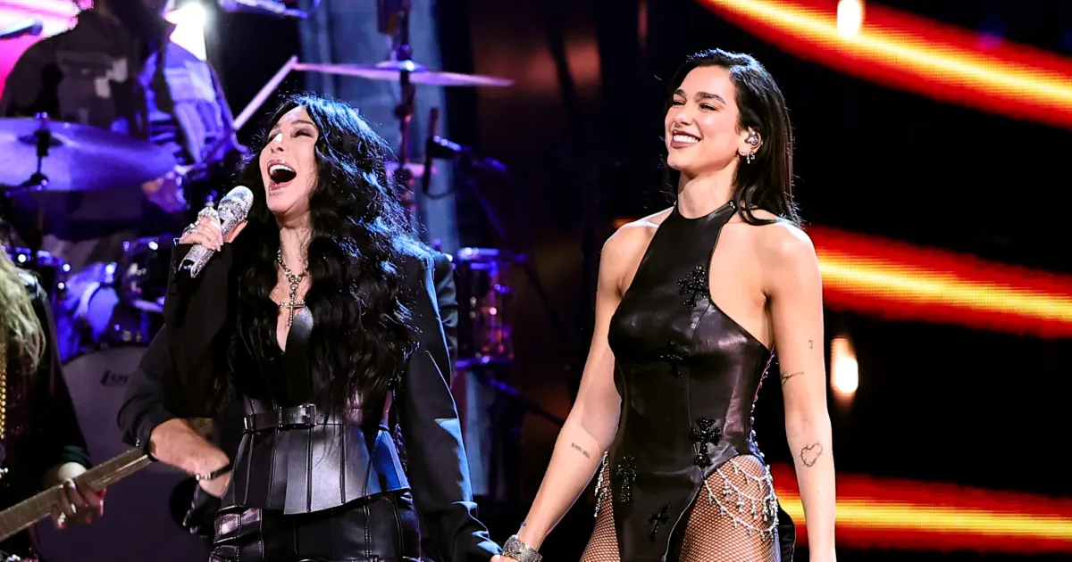 No Room For Underwear? Dua Lipa Wows In Dress With Mega Leg Slit