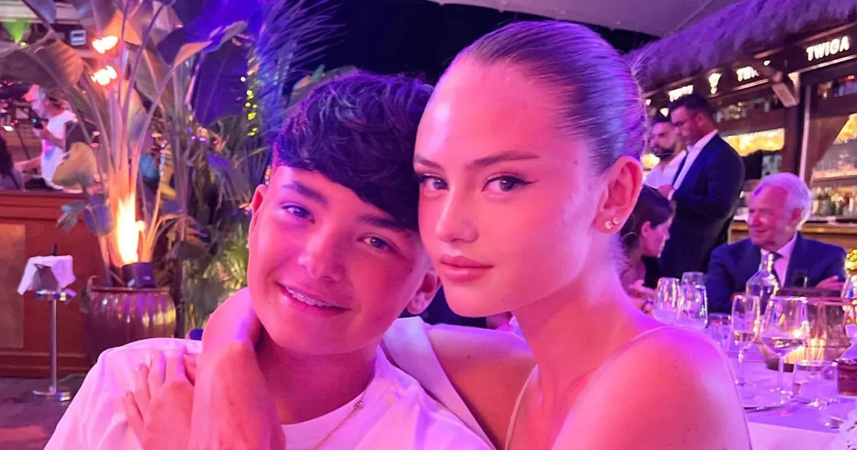 Rare Occasion Leni Klum Poses With Her Brother!