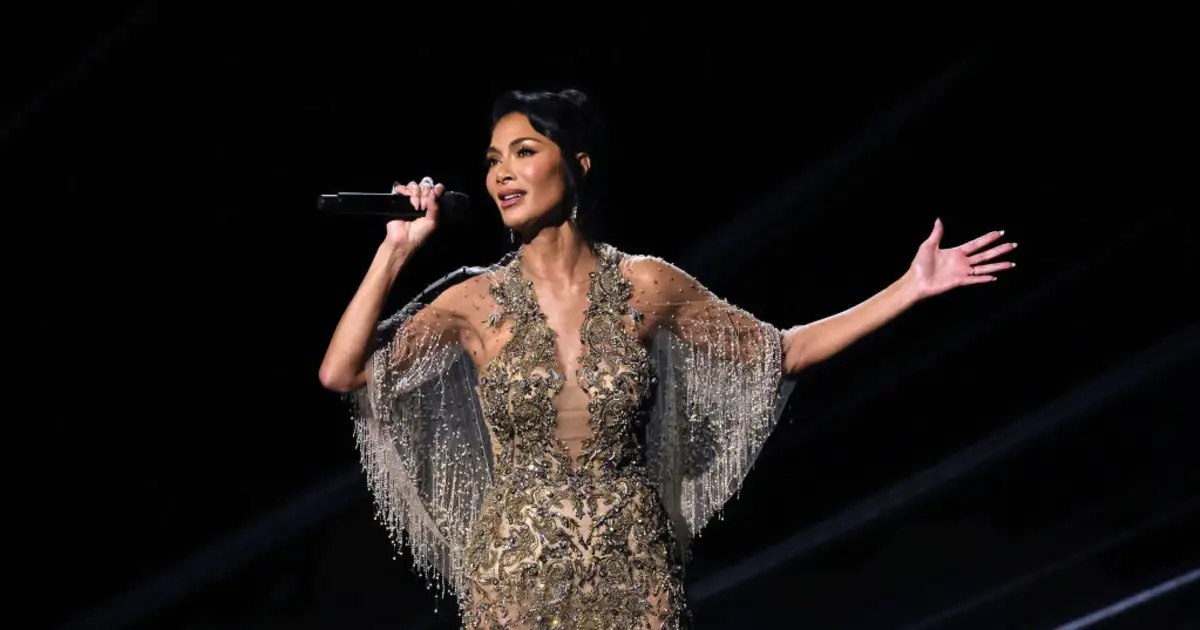 Braless! Nicole Scherzinger Steals The Show In SeeThrough Dress