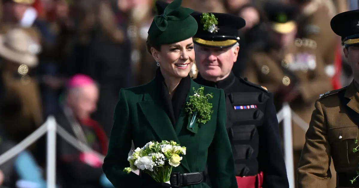 Kate Middleton Honors St. Patrick's Day Tradition with Irish Guar