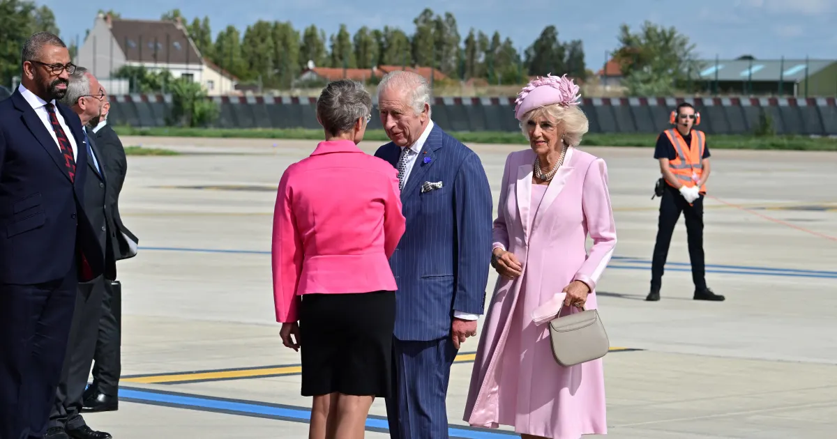 Reina Camila usa elegante vestido rosa: ¿tributo a Isabel II?