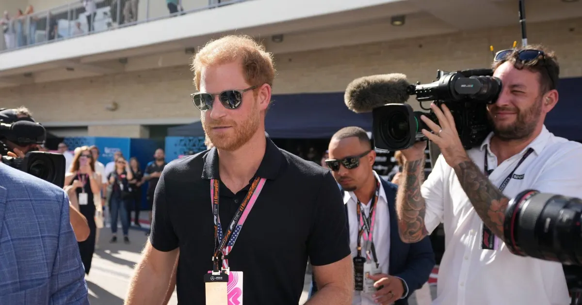 Prince Harry's Surprise Pit Stop at the F1 Grand Prix!